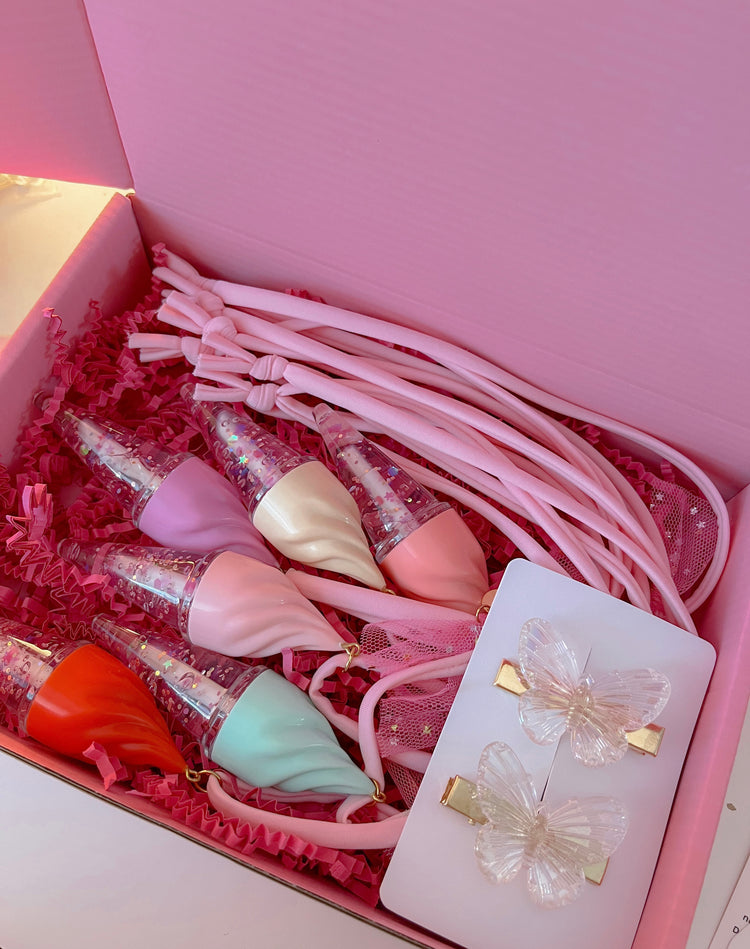 Ice Cream Cone Lip Gloss Necklace