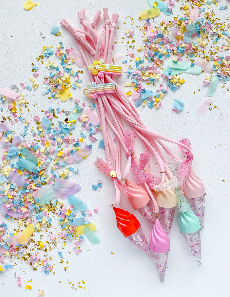 Ice Cream Cone Lip Gloss Necklace